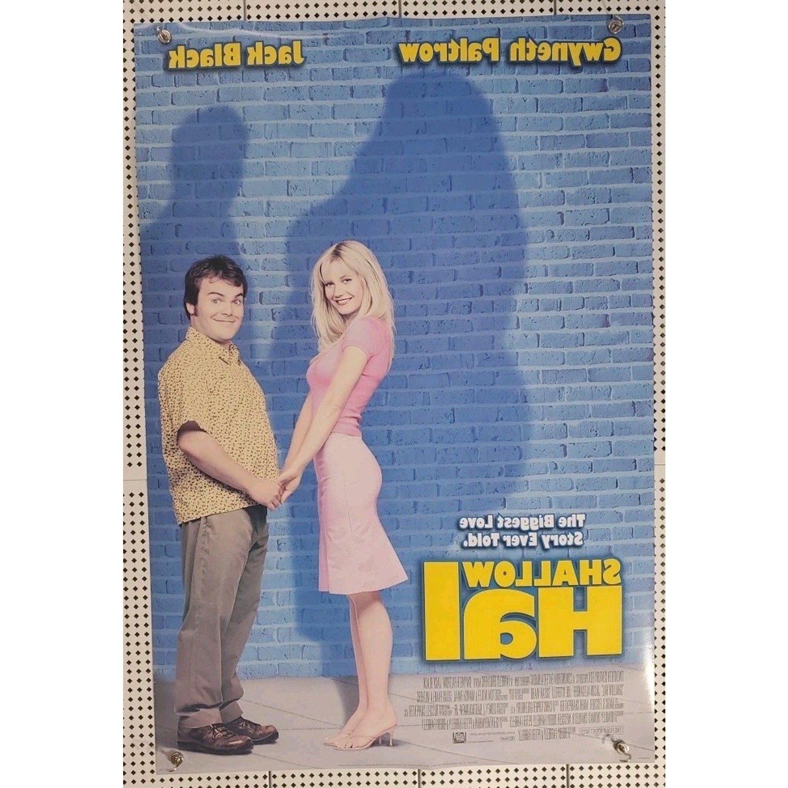 Shallow Hal (2001) Original Advance Double Sided D/S Movie Poster
