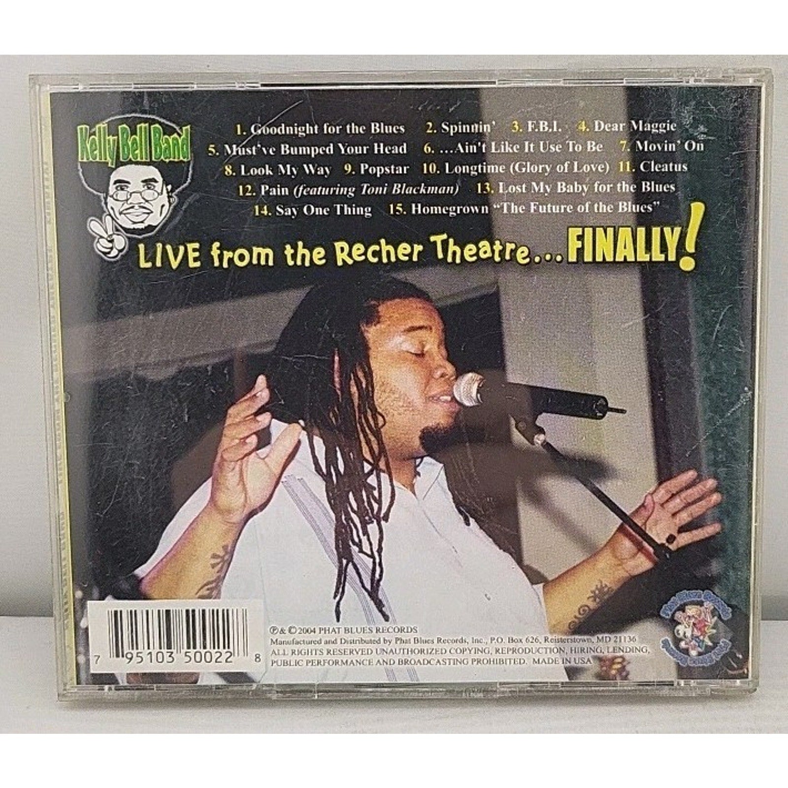Live from the Recher Theatre by Kelly Bell (CD, 2004) *Signed*