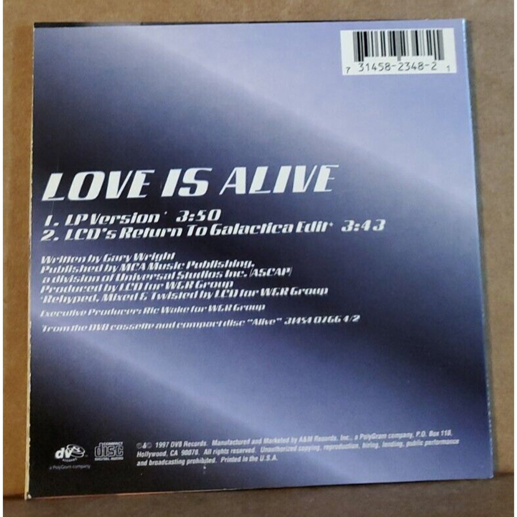 Love is Alive (Single) by 3rd Party (CD 1997 DV8) [Cardboard Sleeve]