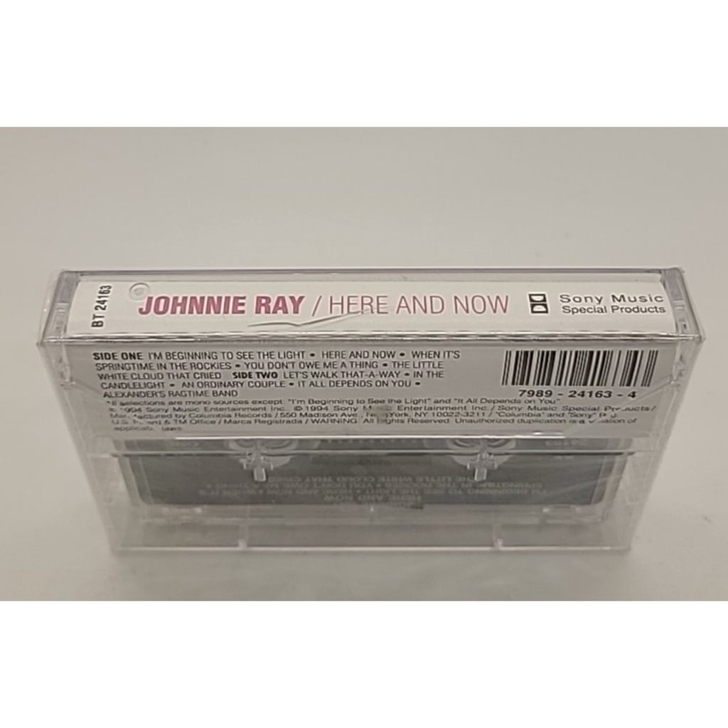 Here & Now by Johnnie Ray (Vocal) (Cassette, Dec-1995, Sony Music) *Brand New*