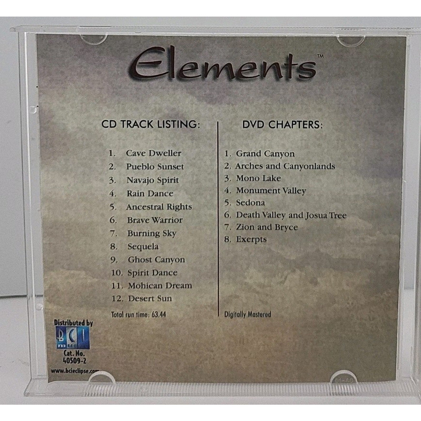 Elements: Desert Light by Various Artists (CD, Oct-2003, BCI Music (Brentwood...