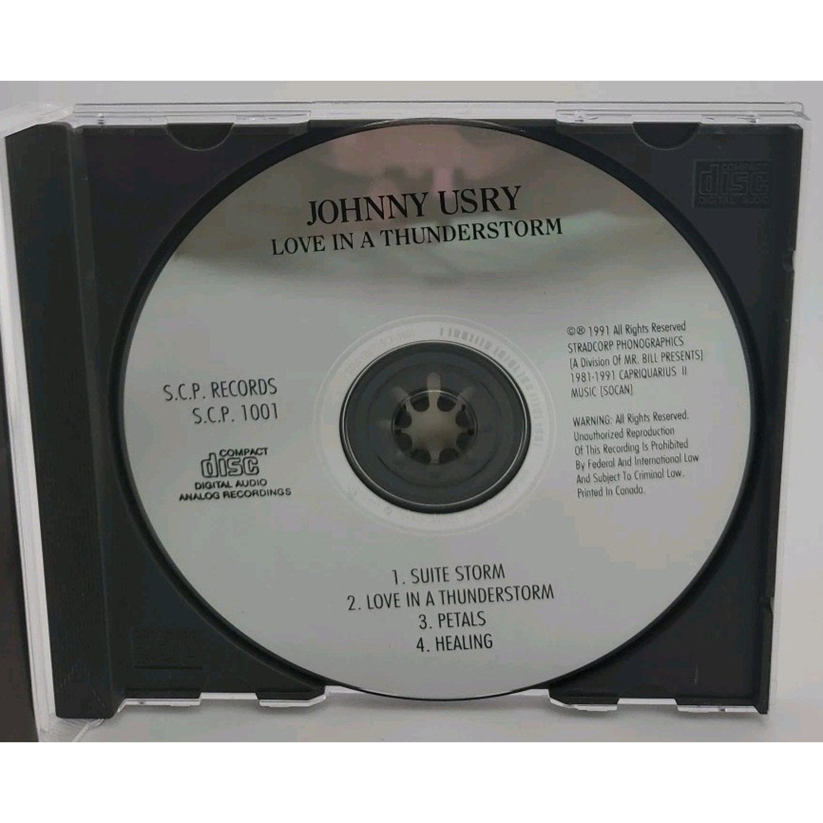 Johnny Usry Love In A Thunderstorm (CD)