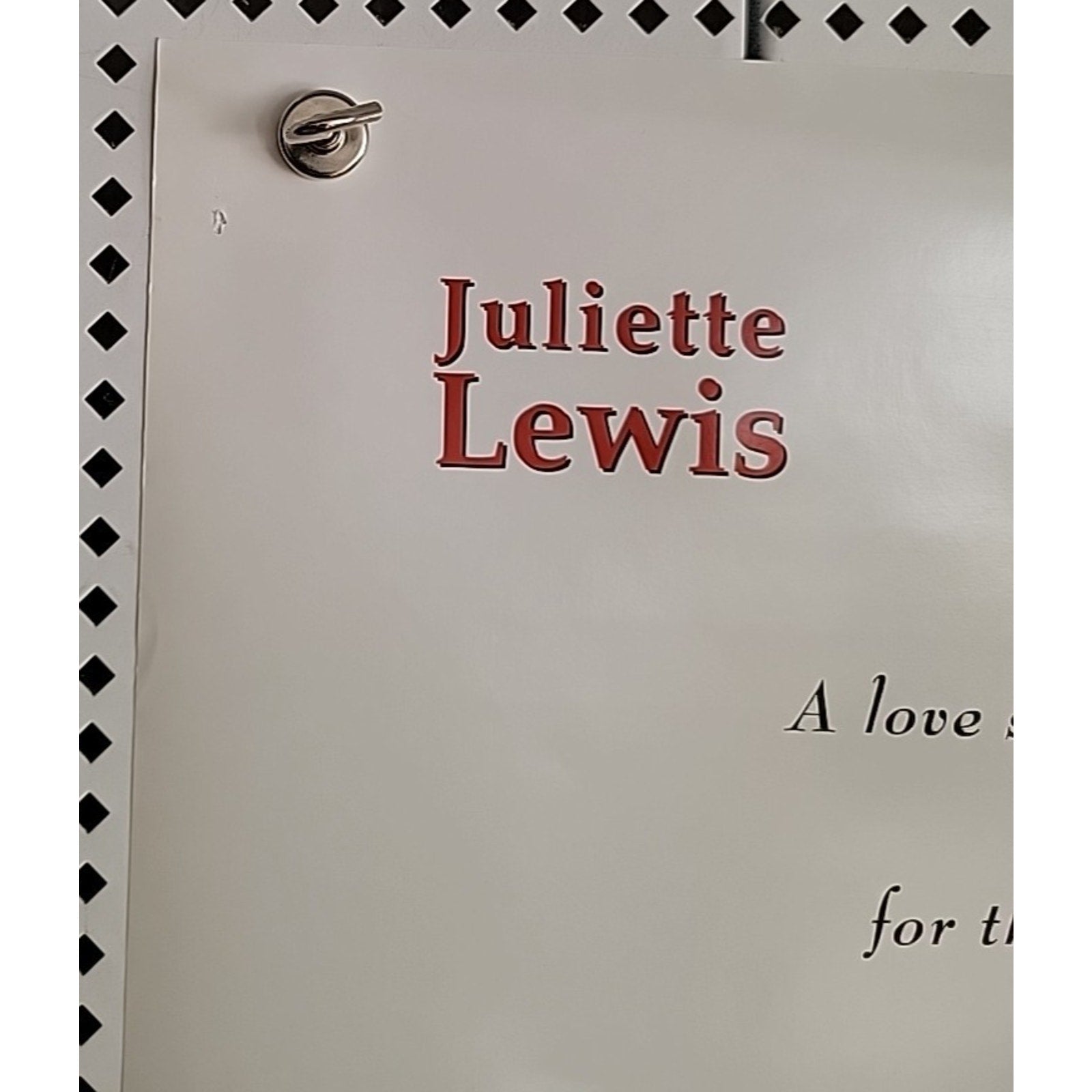 Other Sister Original Double Sided Movie Poster Juliette Lewis Giovanni 27x40