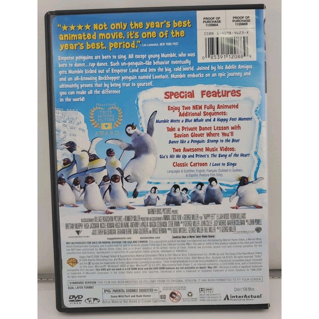 Happy Feet (DVD, 2006)