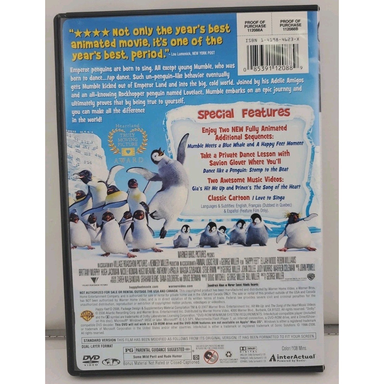 Happy Feet (DVD, 2006)