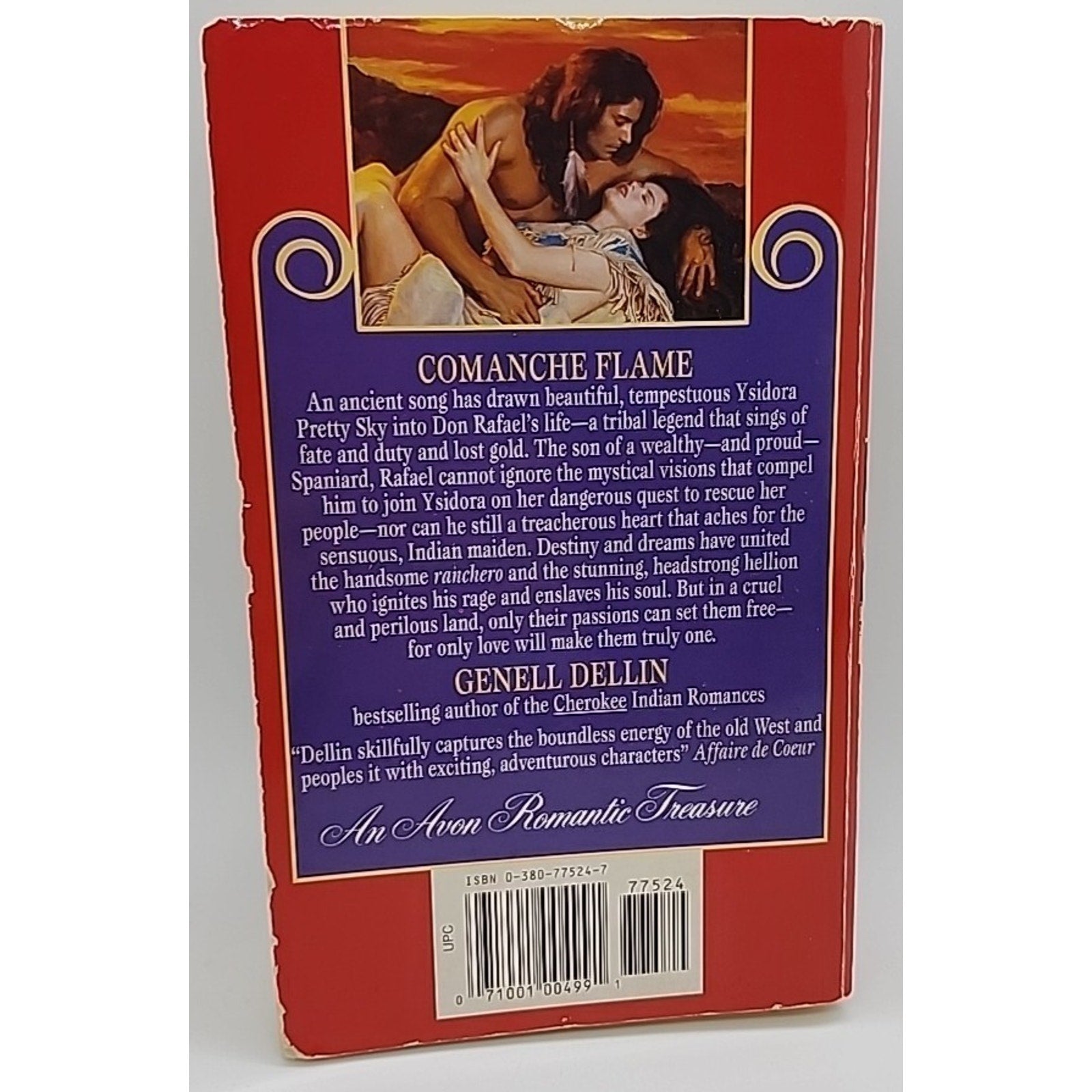 Comanche Flame by Genell Dellin (1994, Mass Market)