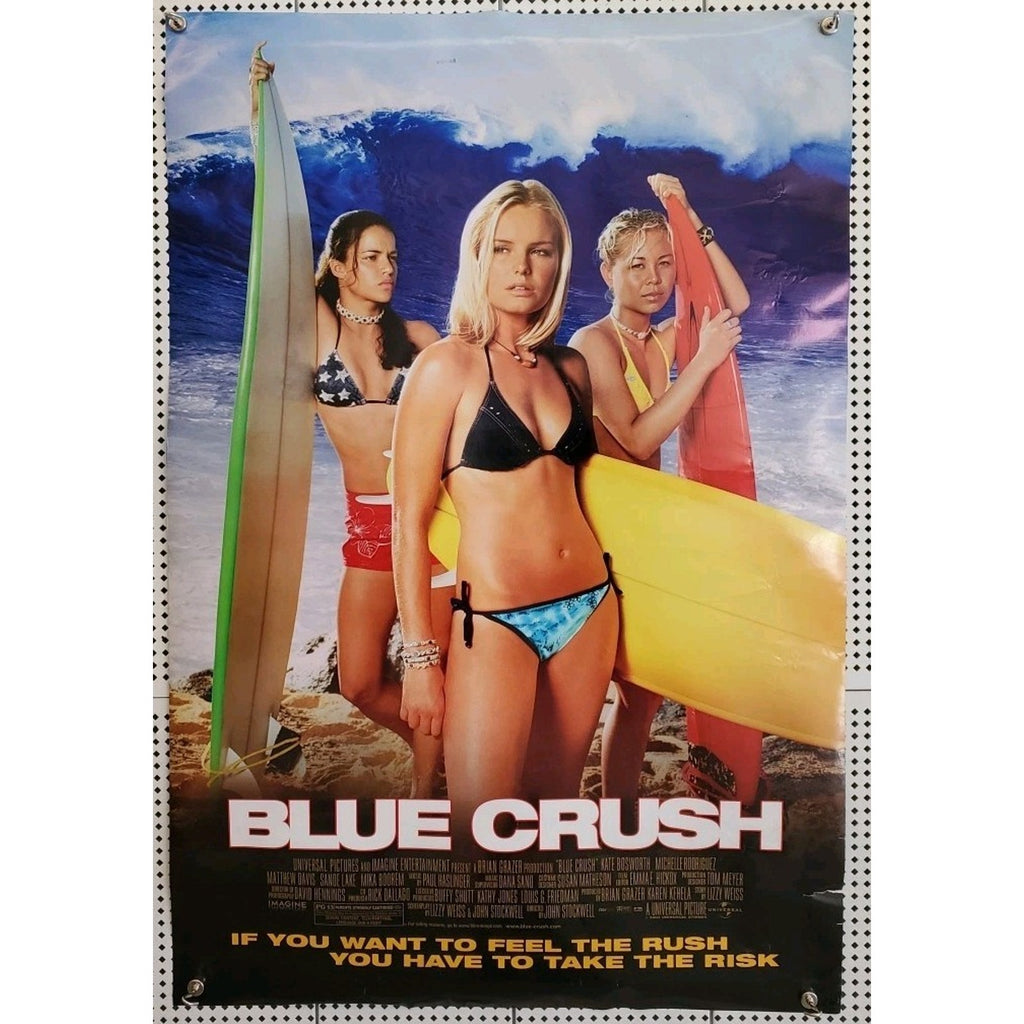 Blue Crush Movie Theater Poster 2 Sided Original 27x40 Kate Bosworth