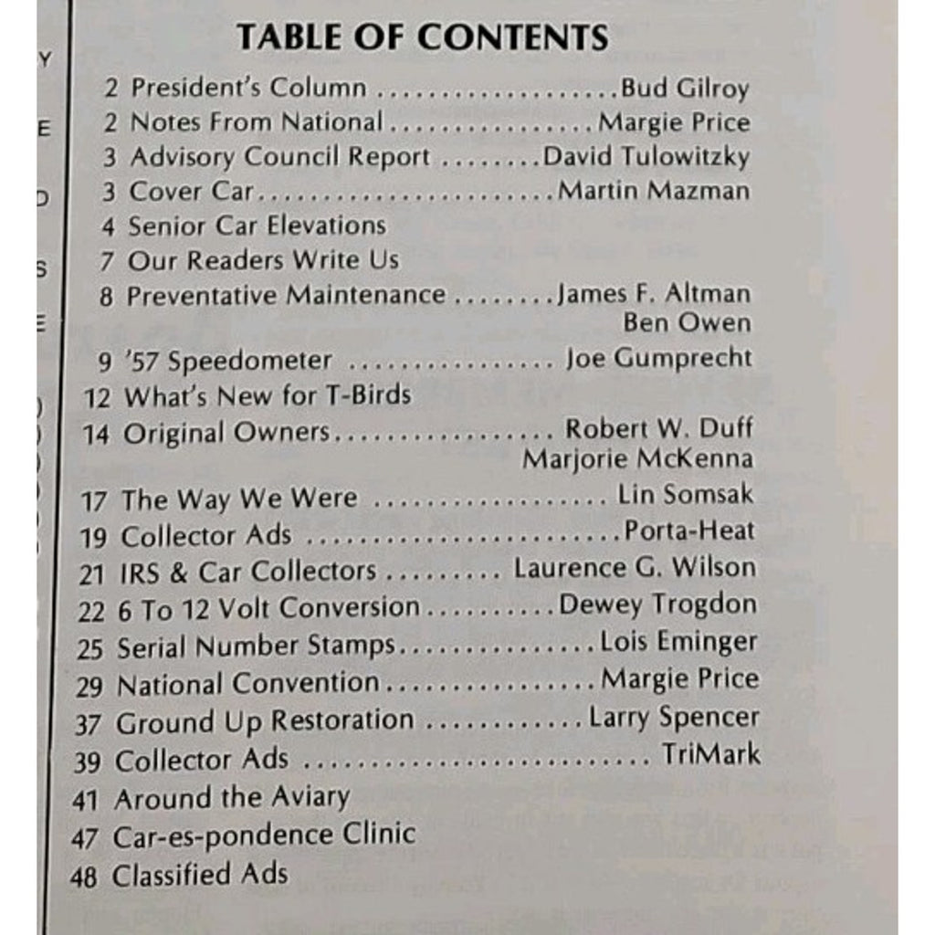 Early Bird Magazine September-October 1988