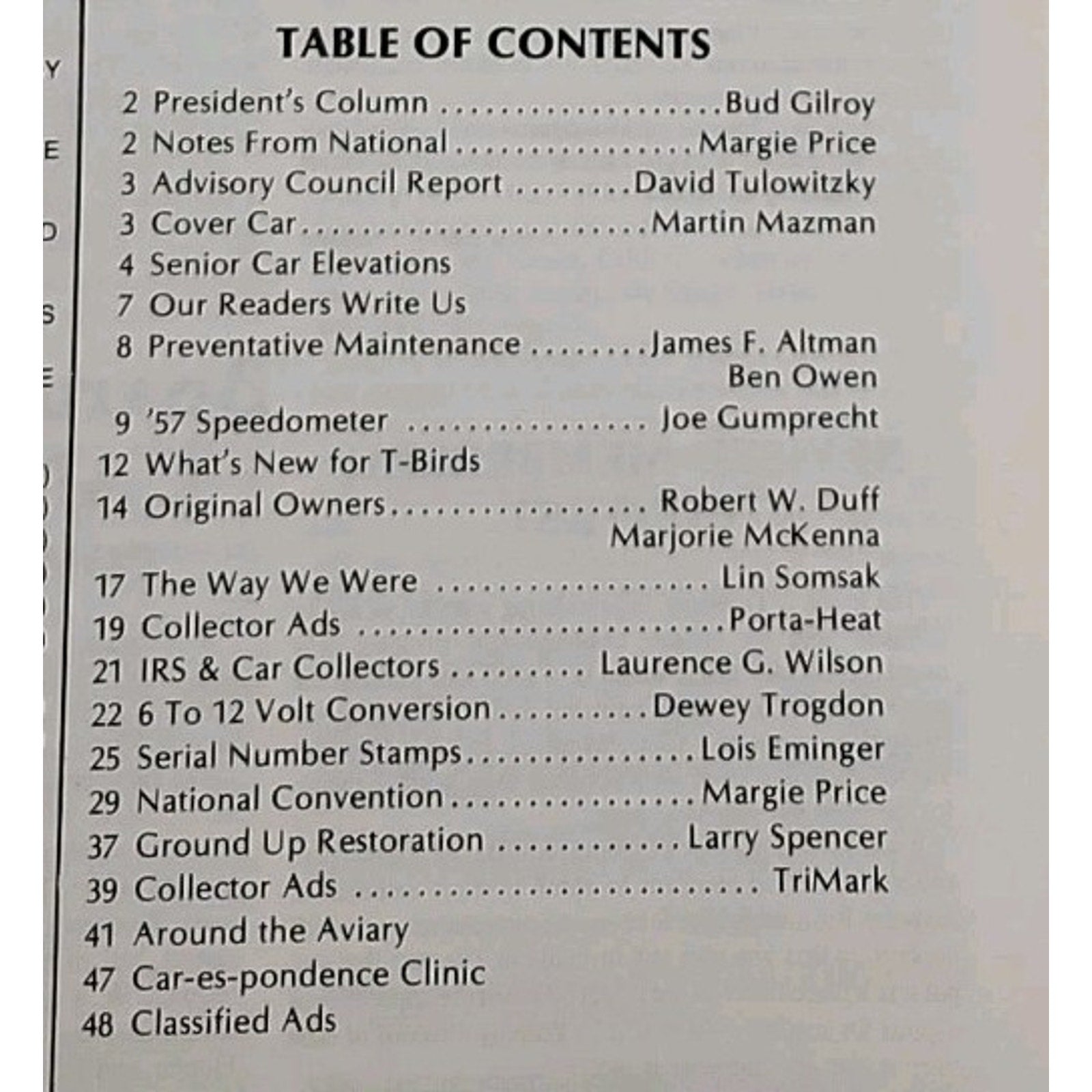 Early Bird Magazine September-October 1988