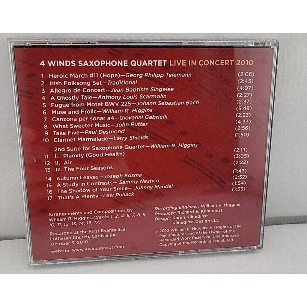 Live in Concert - 4 Winds Saxophone Quartet (CD)