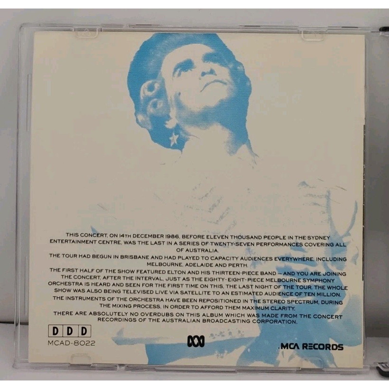 Elton John Live In With The Melbourne Symphony Orchestra CD
