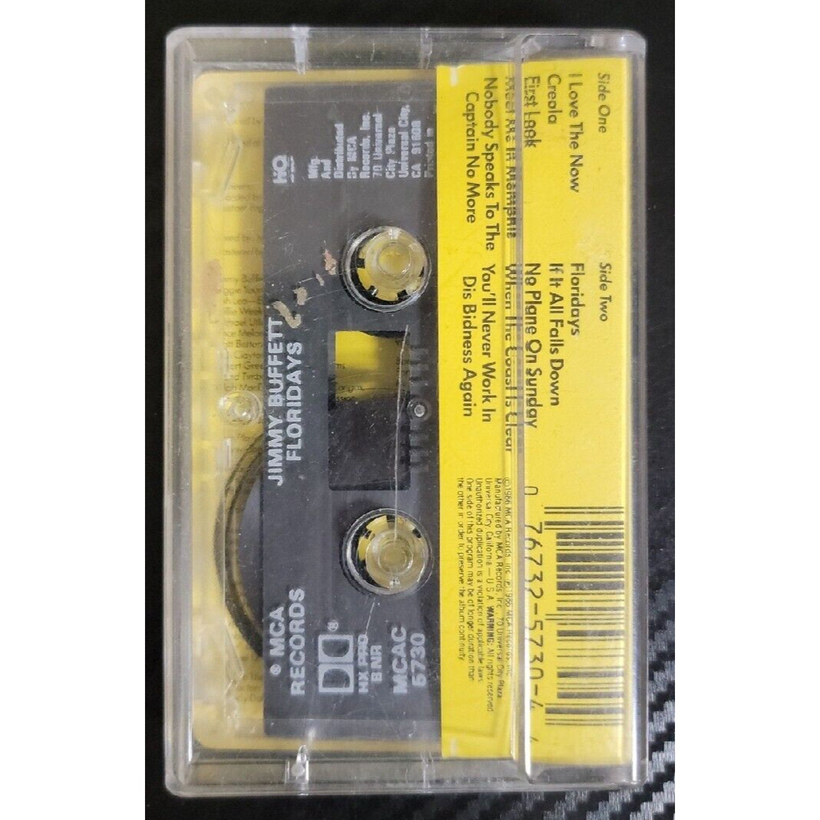Floridays by Jimmy Buffett (Cassette, Jun-1986, MCA Records)
