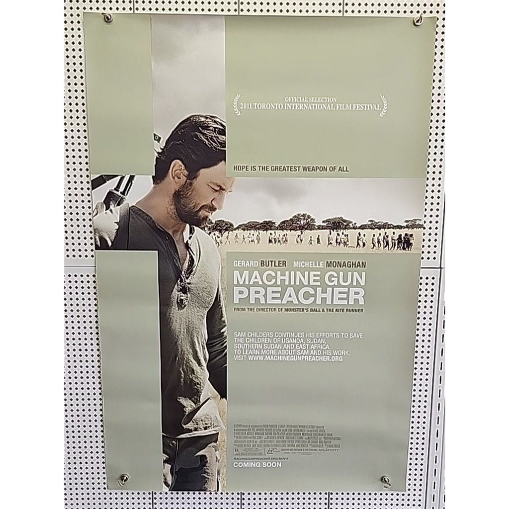 Machine Gun Preacher Movie Poster 1 Sided Original 27x40 Gerard Butler