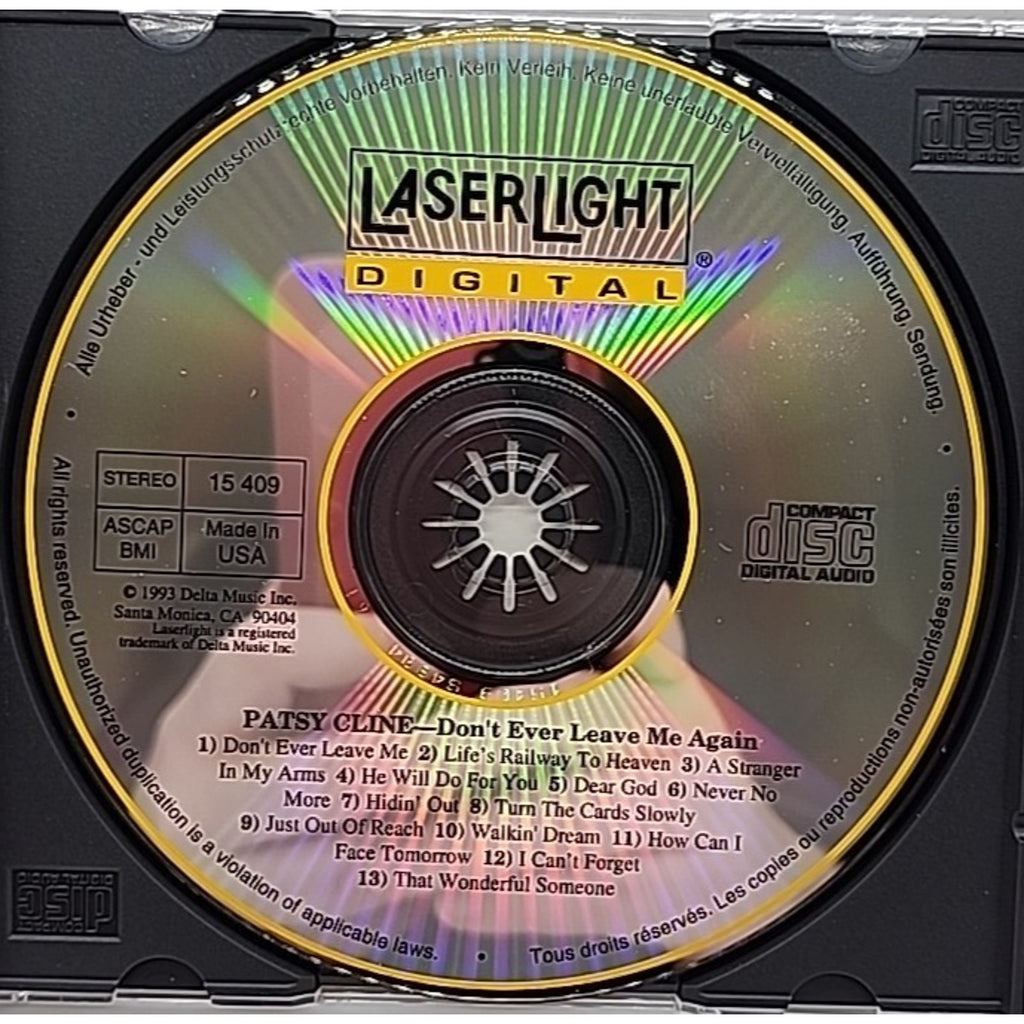 Vol. 3-Don't Ever Leave Me Aga by Patsy Cline (CD, 1991)