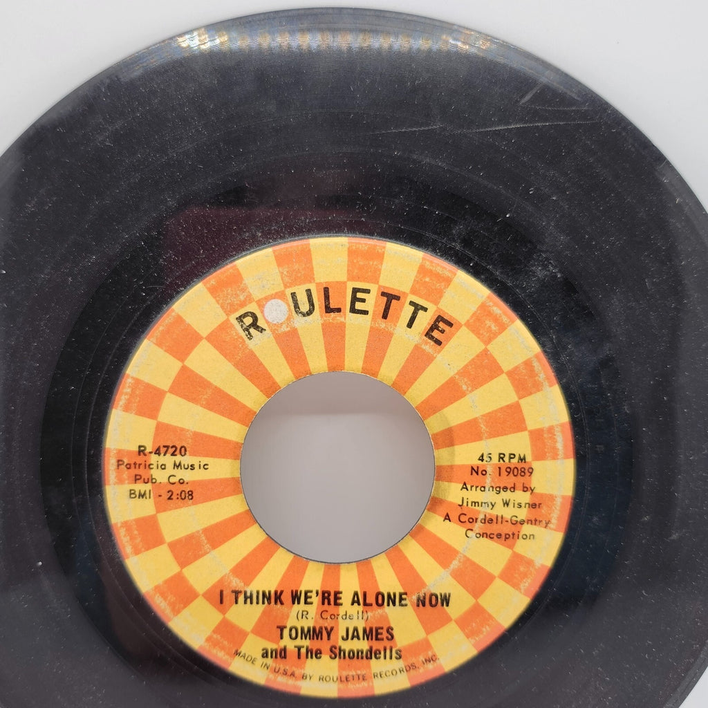 I Think We're Alone Now / Gone, Gone, Gone By Tommy James (Record) - R-4720