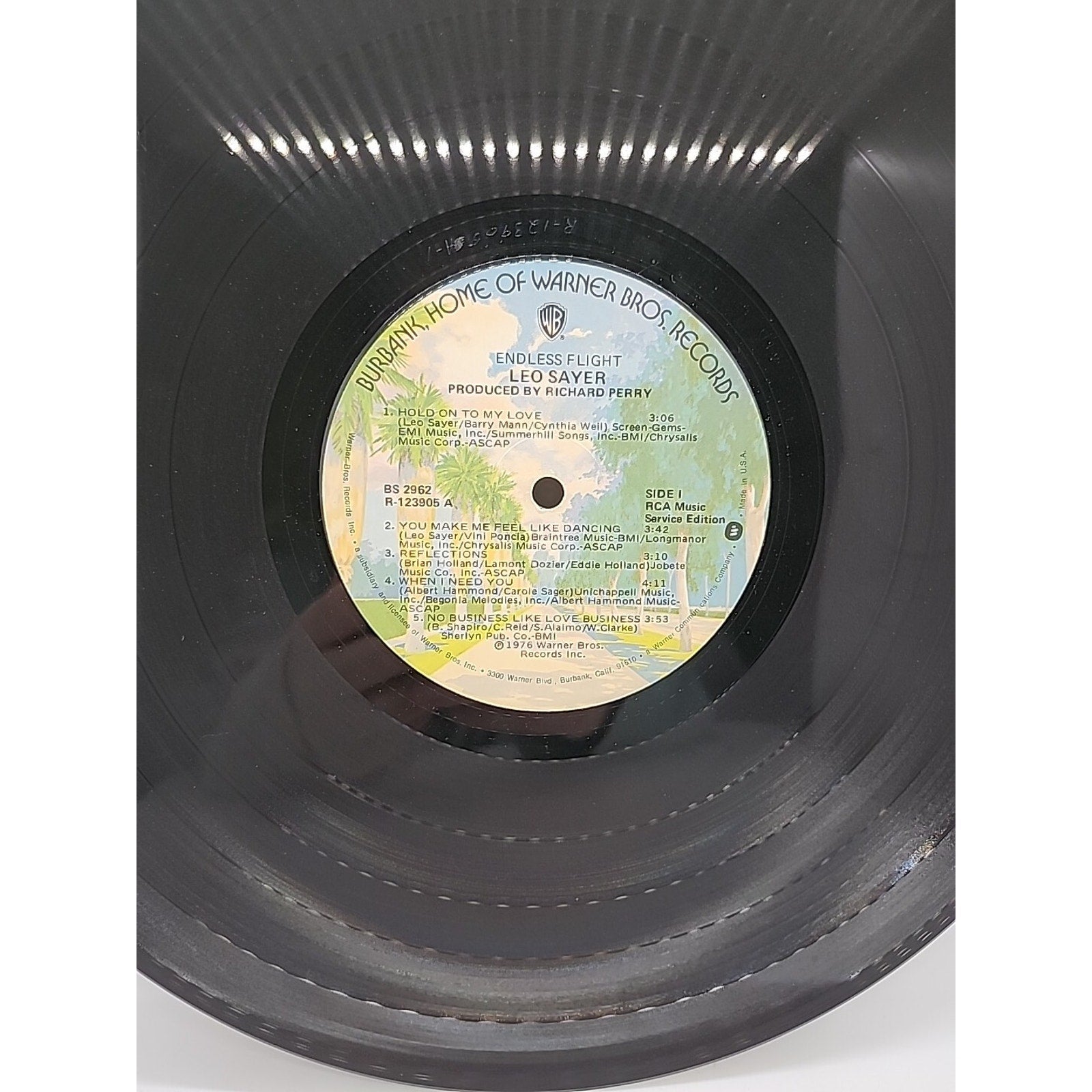 Endless Flight Leo Sayer Warner Bros. (Record)