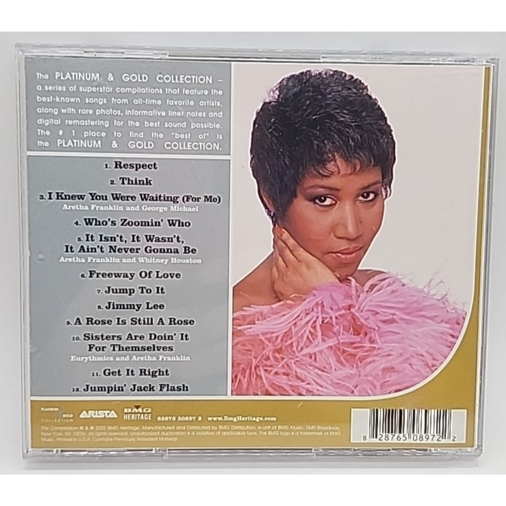 Platinum & Gold Collection by Aretha Franklin (CD, 2003)