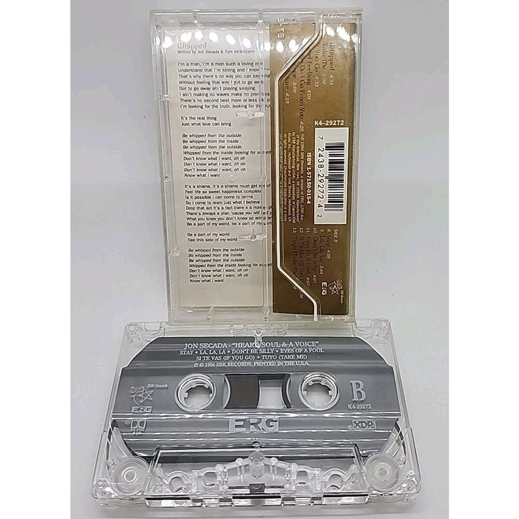 Heart, Soul & A Voice by Jon Secada (Cassette, May-1994, SBK Records)