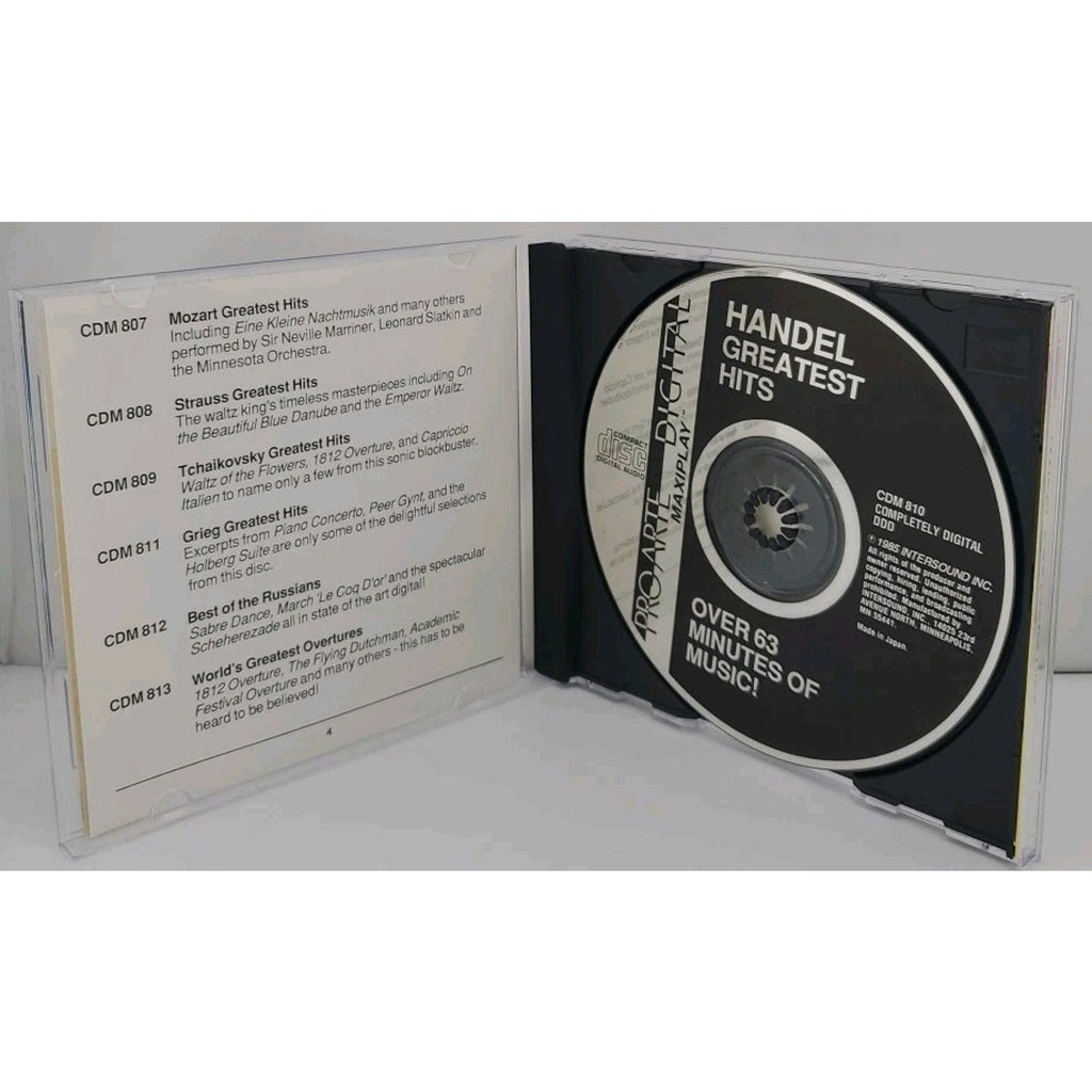 Handel Greatest Hits (CD, Pro-Arte Records)