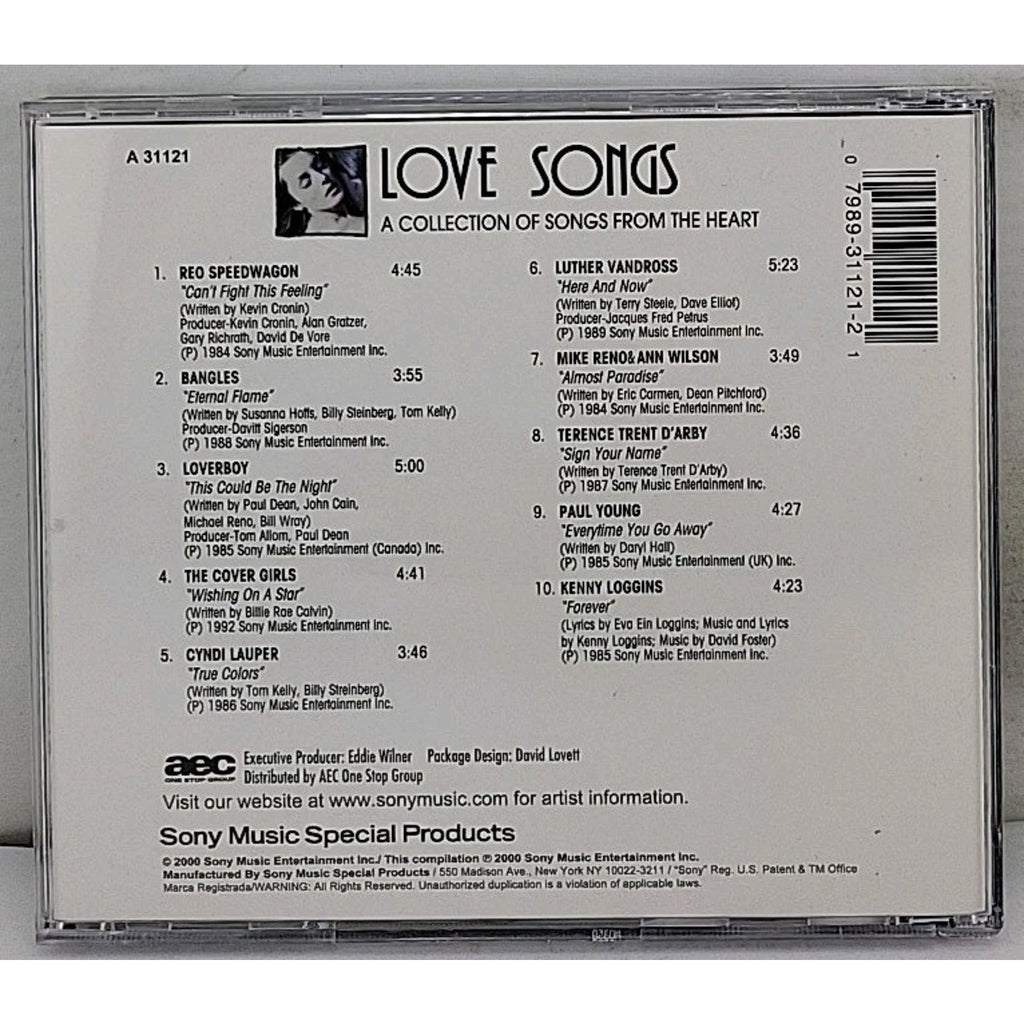 Love Songs: A Collection of Songs from the Heart by Various Artists (CD,...