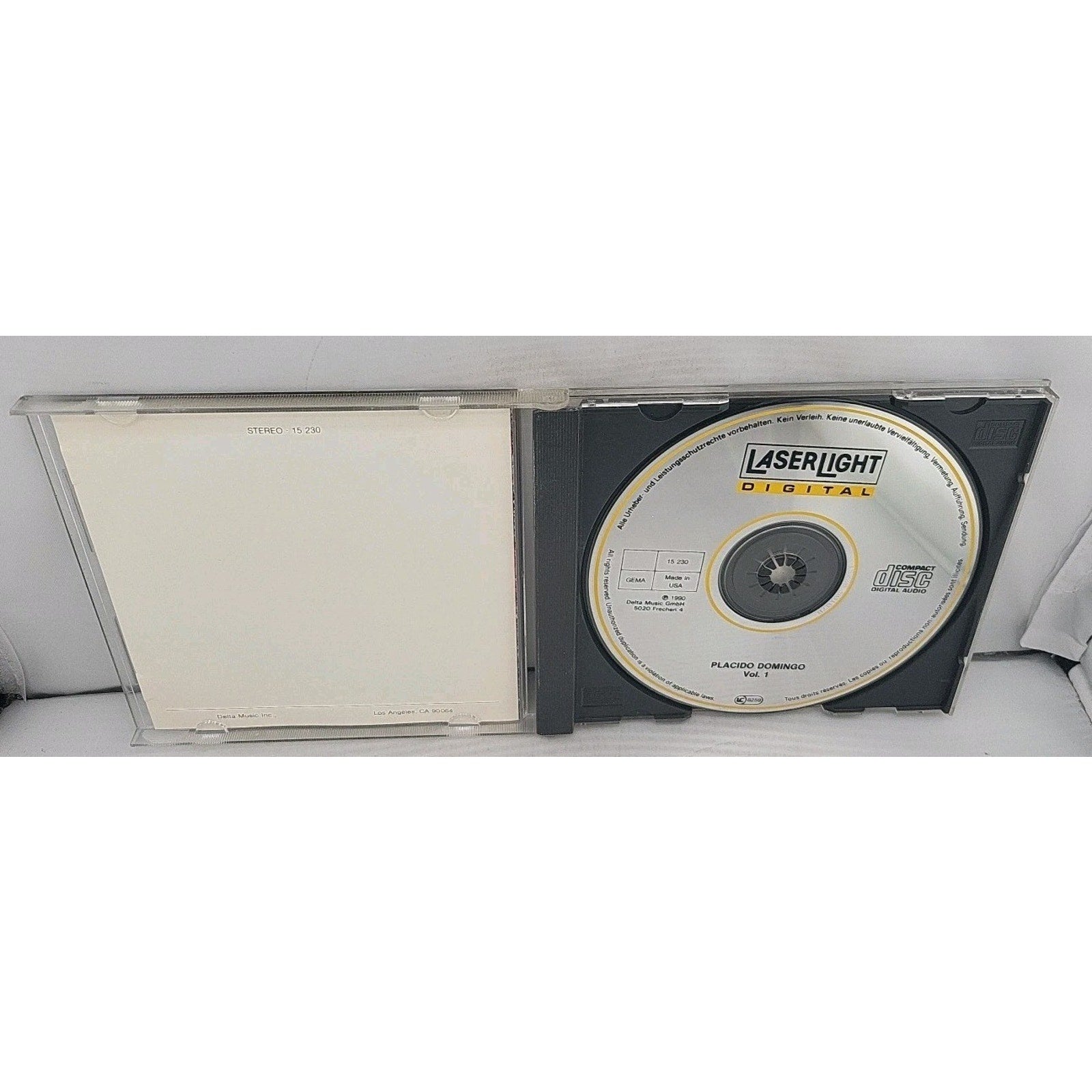 Placido Domingo Volume 1 Live Recordings 1967/68 CD