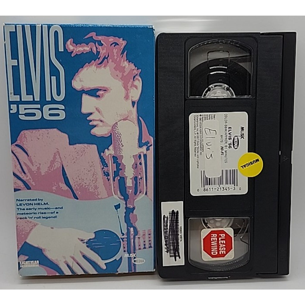 ELVIS '56 narrated by Levon Helm (1987 VHS)