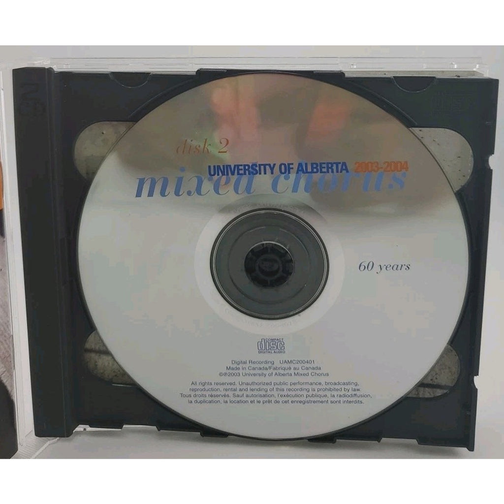 University Of Alberta Mixed Chorus 2003-2004 CD