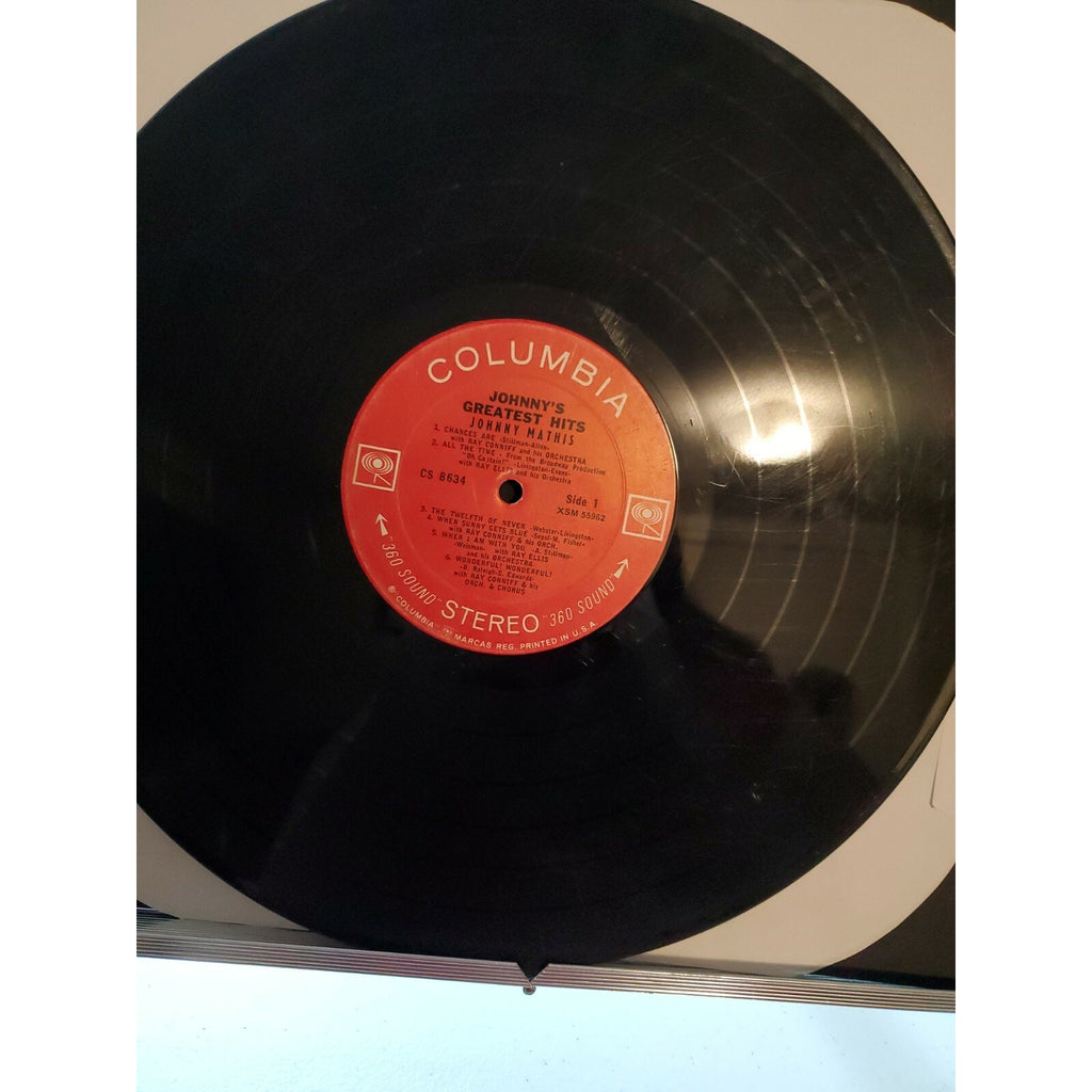 Johnny Mathis "Johnny's Greatest Hits" Columbia LP