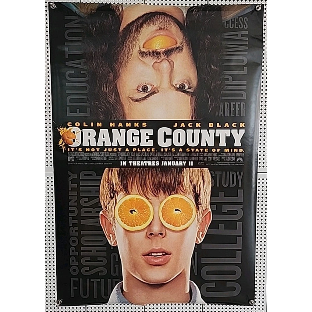Orange County 27"x40" D/S Original Movie Poster One Sheet Jack Black 2002