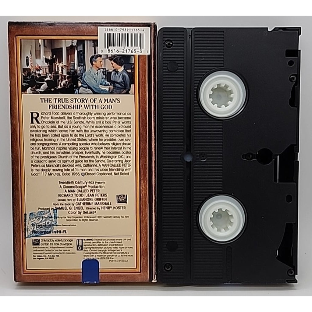 A Man Called Peter (VHS, 1995)