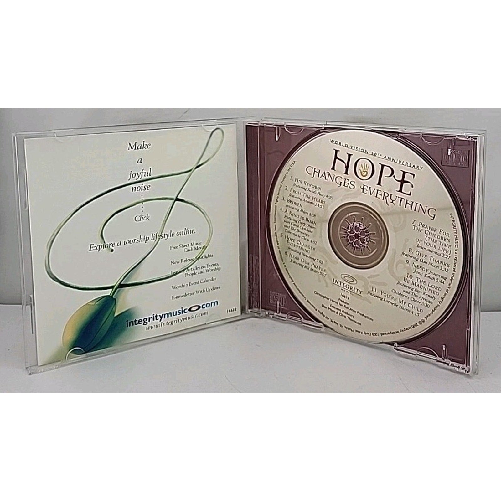 Hope Changes Everything by Various Artists (CD, Apr-2000, Integrity (USA))