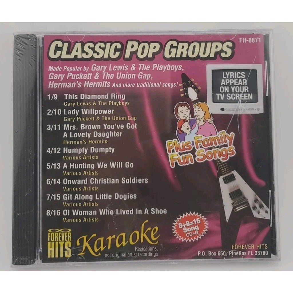 Classic Pop Groups Karaoke (CD) *Brand New*