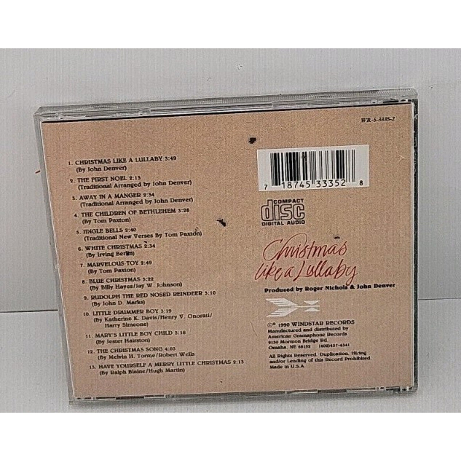 Denver, John - Christmas Like a Lullaby - Music CD