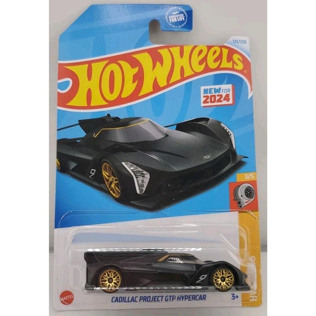 2024 Hot Wheels - Cadillac Project GTP Hypercar - Black - HW Turbo 3/5