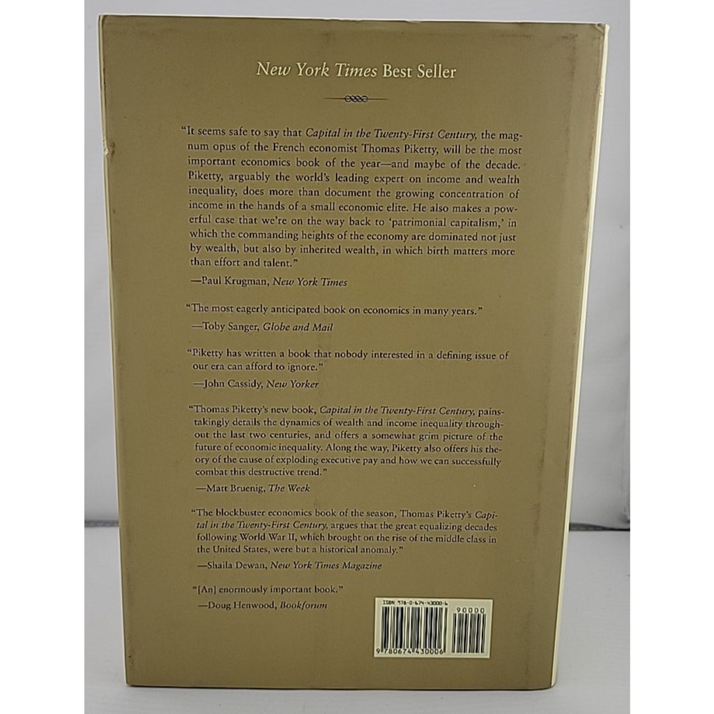 Capital in the Twenty-First Century by Thomas Piketty (2014, Hardcover)