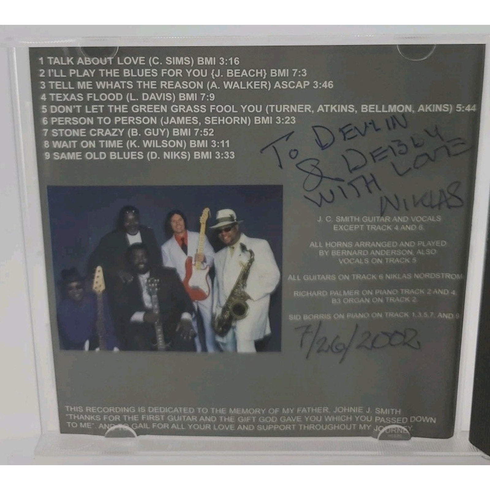 J.C. Smith Band The Midnight Creeper CD
