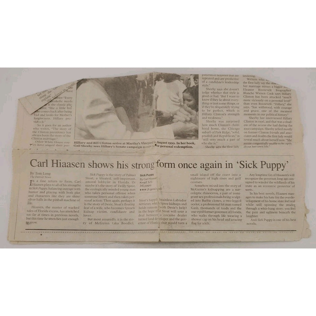 Sick Puppy by Carl Hiassen (2000, Hardcover)