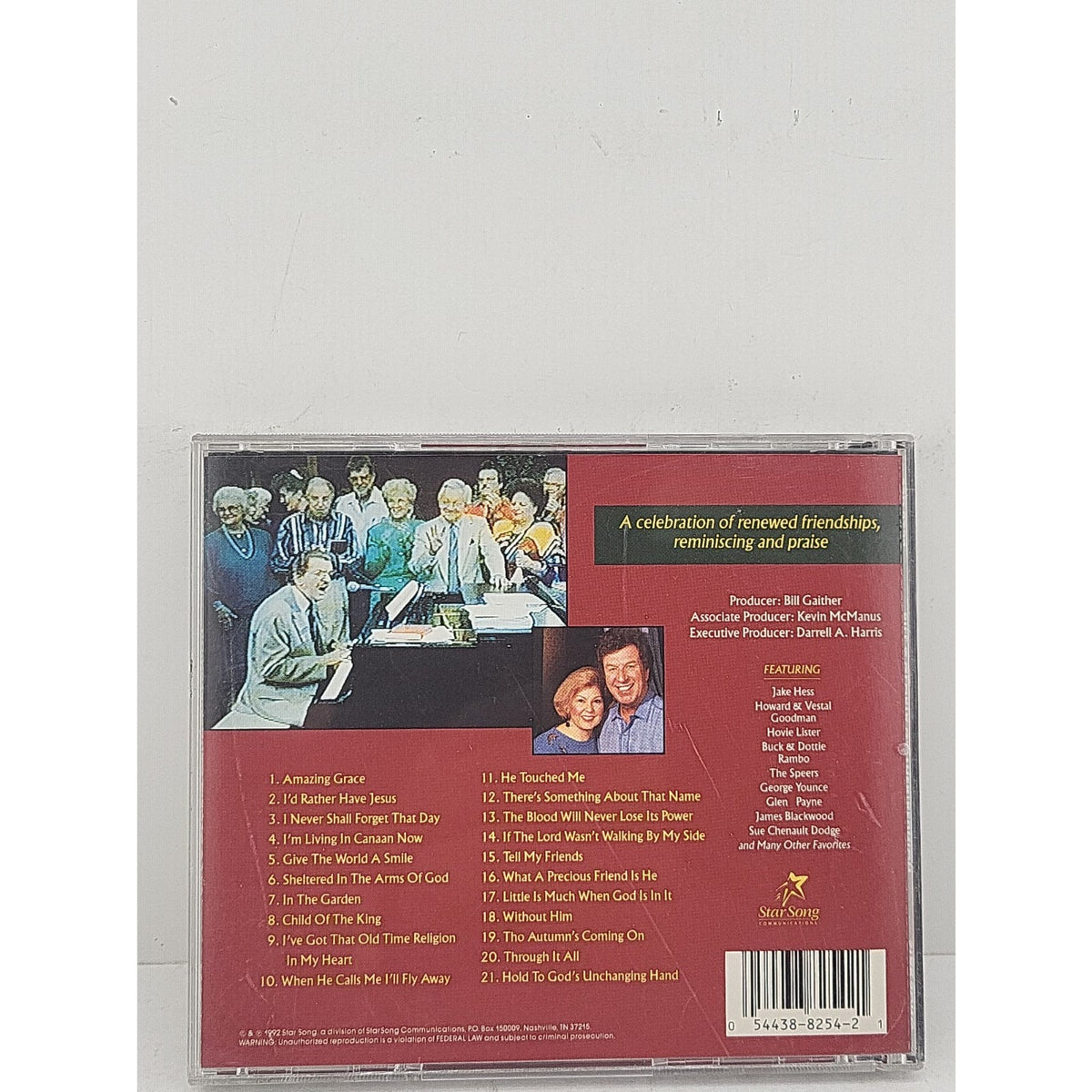 Bill & Gloria Gaither Reunion a Gospel Homecoming Celebration CD