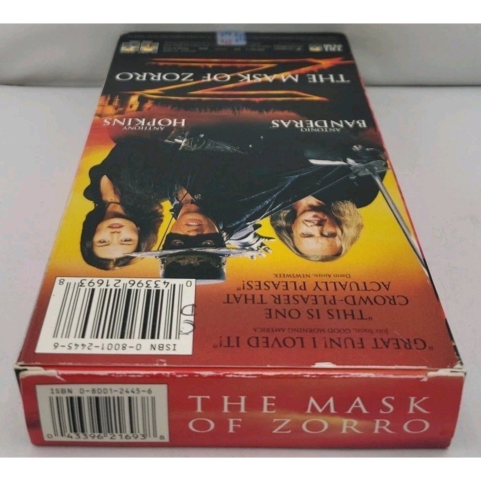 Mask of Zorro (VHS, 1998)