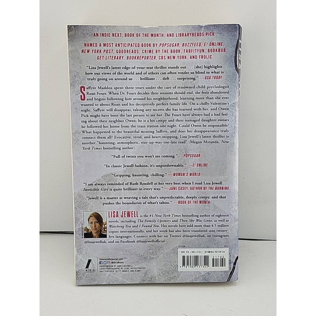Invisible Girl : A Novel by Lisa Jewell (2021, Trade Paperback)