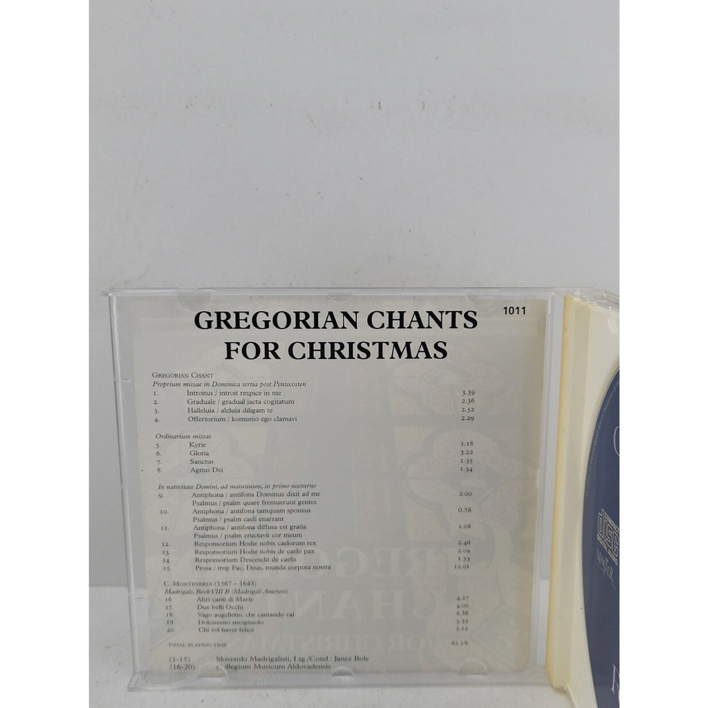Gregorian Chants for Christmas CD Album Classical Christmas Music