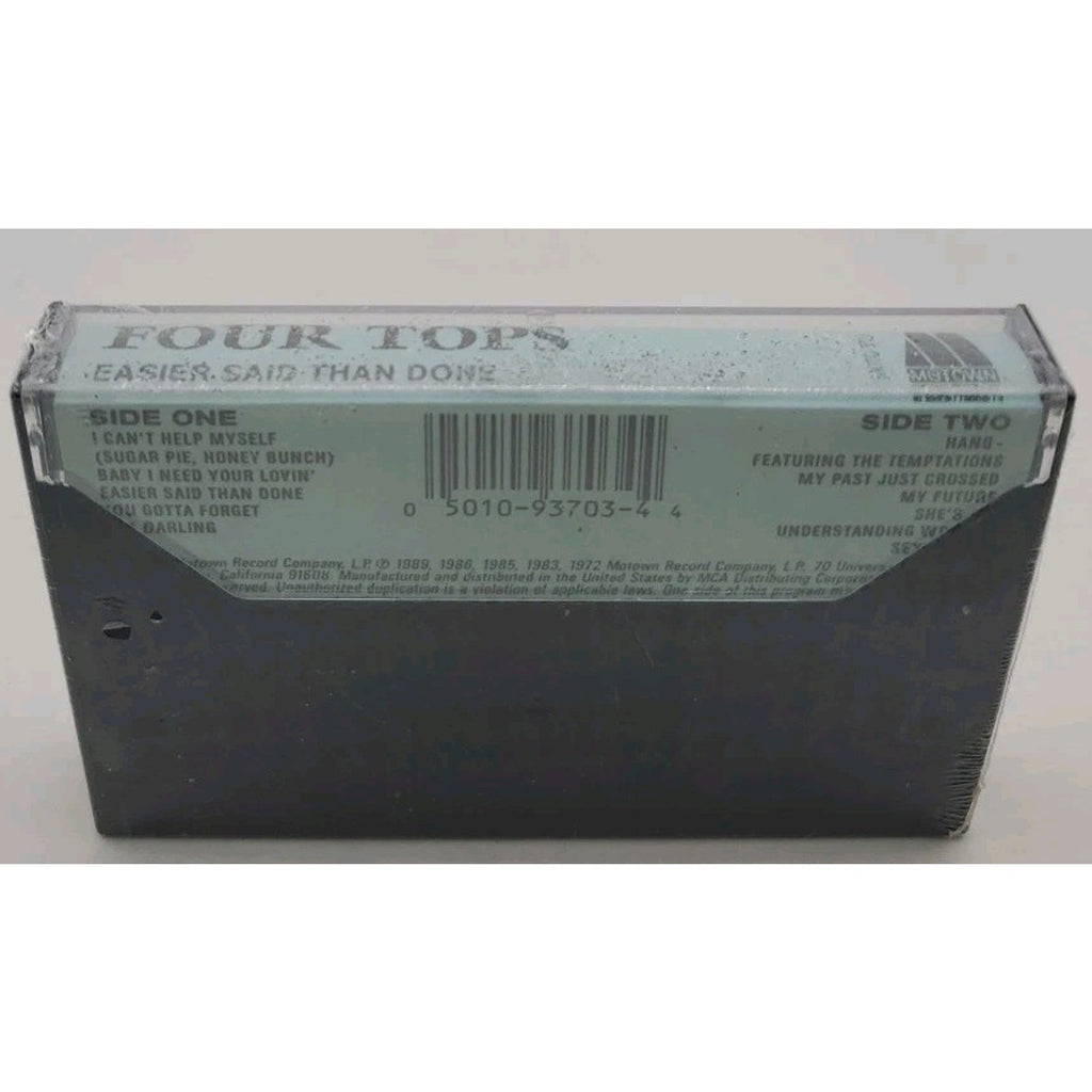 Four Tops - Easier Said Than Done (Cassette, 1986 Motown) *Brand New*