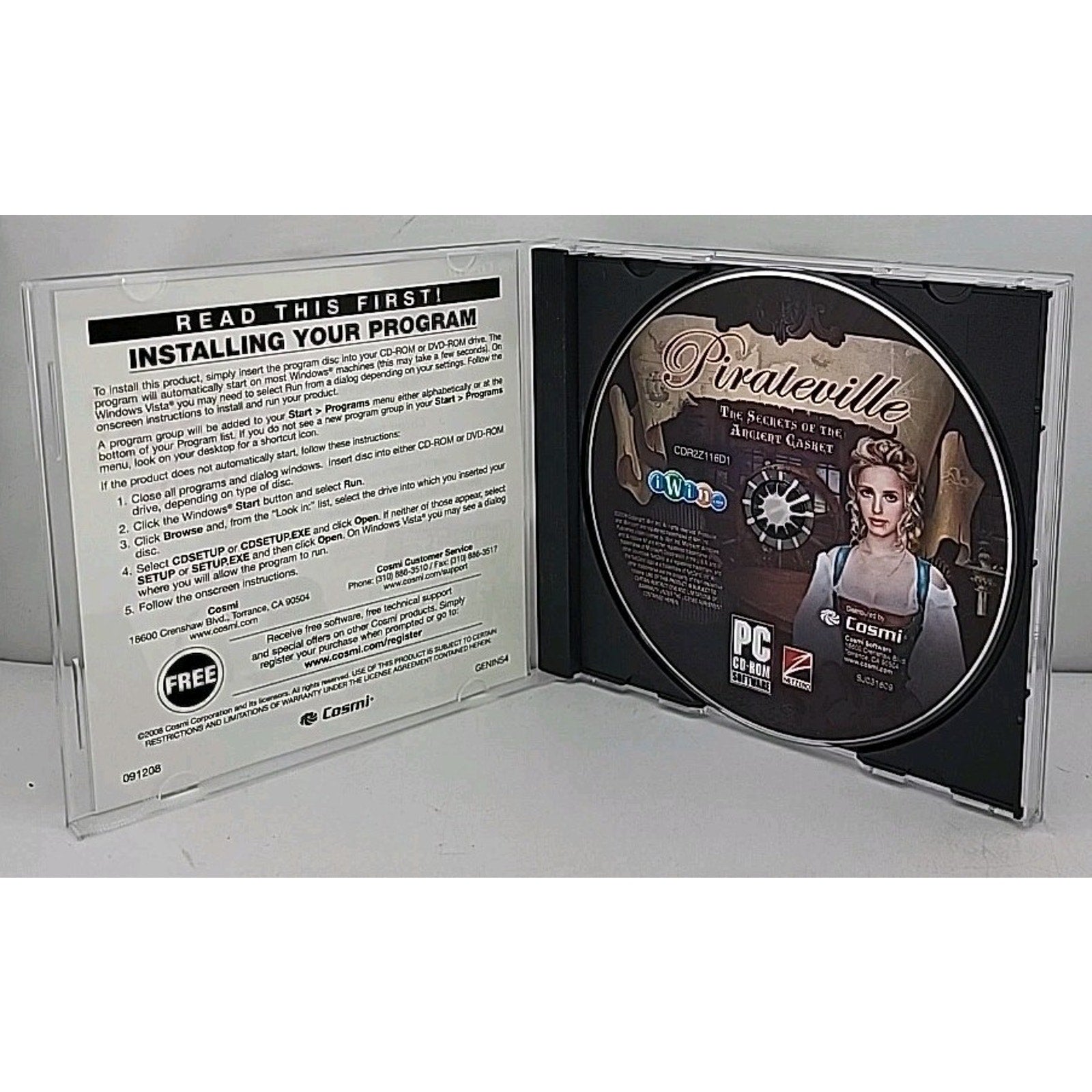 Pirateville PC CD-ROM Software Game