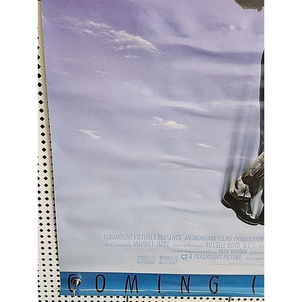 Almost An Angel Movie Poster 1991 27X42 Rolled 1 Sheet Paul Hogan