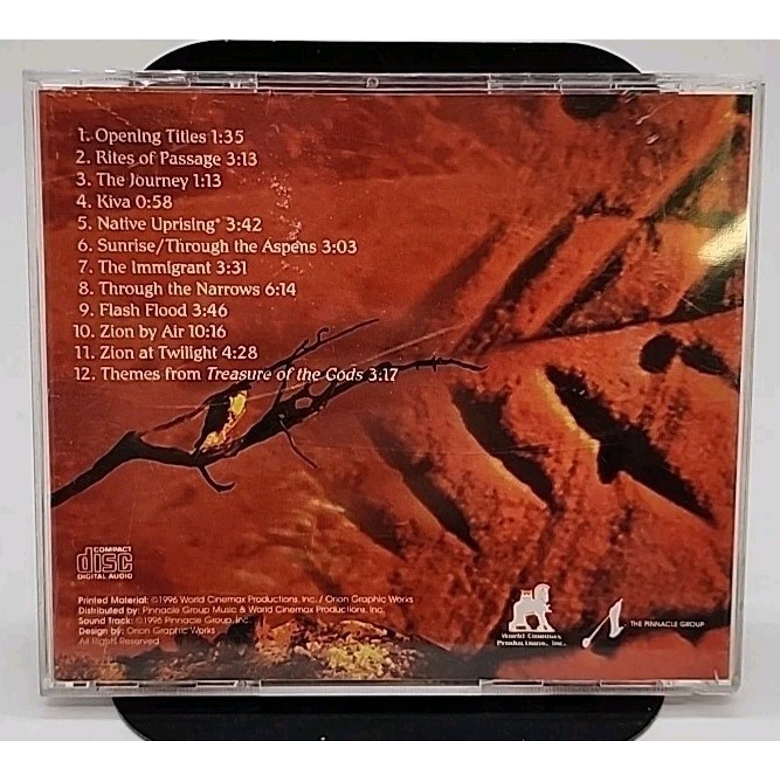 Zion Canyon Treasure of the Gods CD Soundtrack Sam Cardon