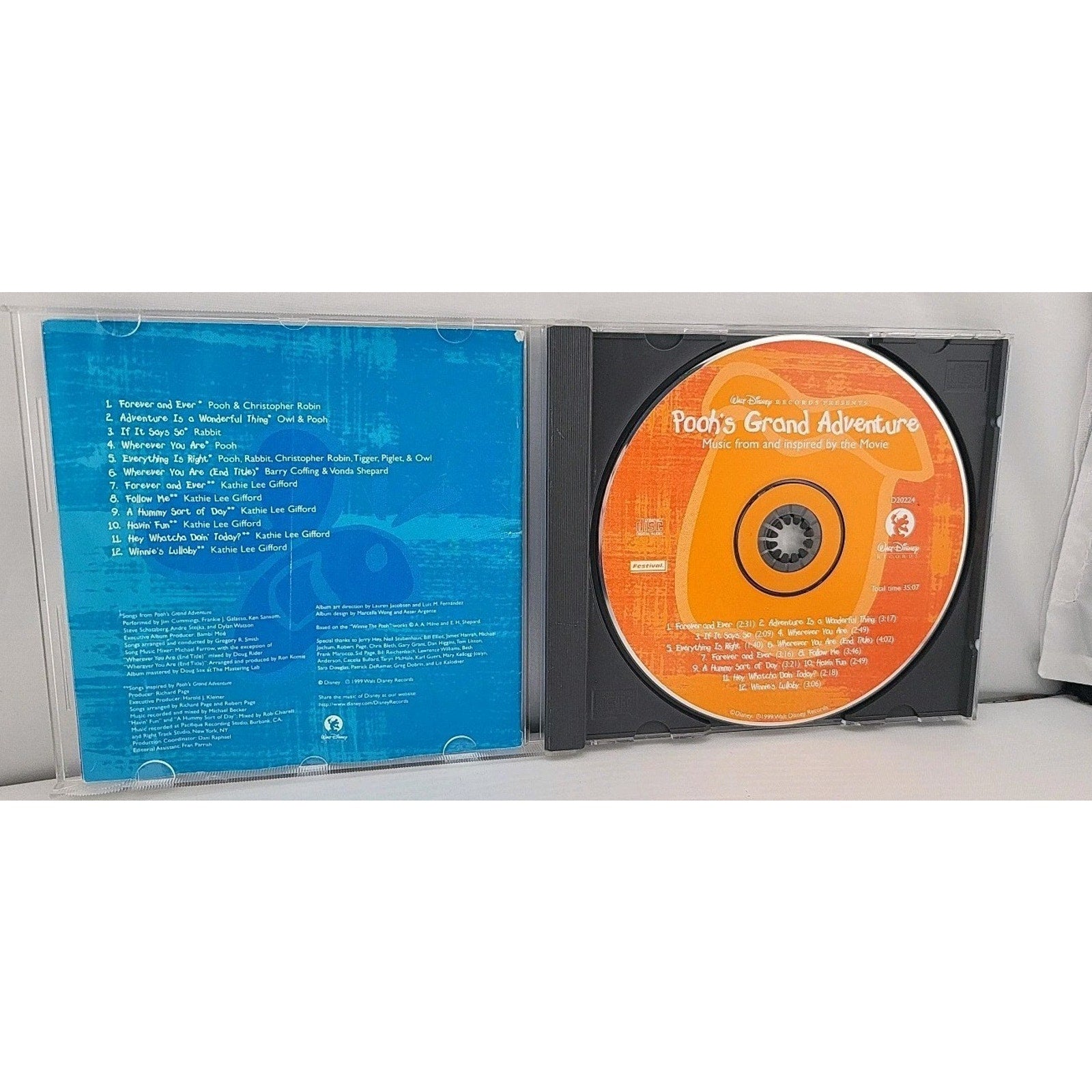 Disney's Pooh’s Grand Adventure: Music Inspired By The Movie CD 1997