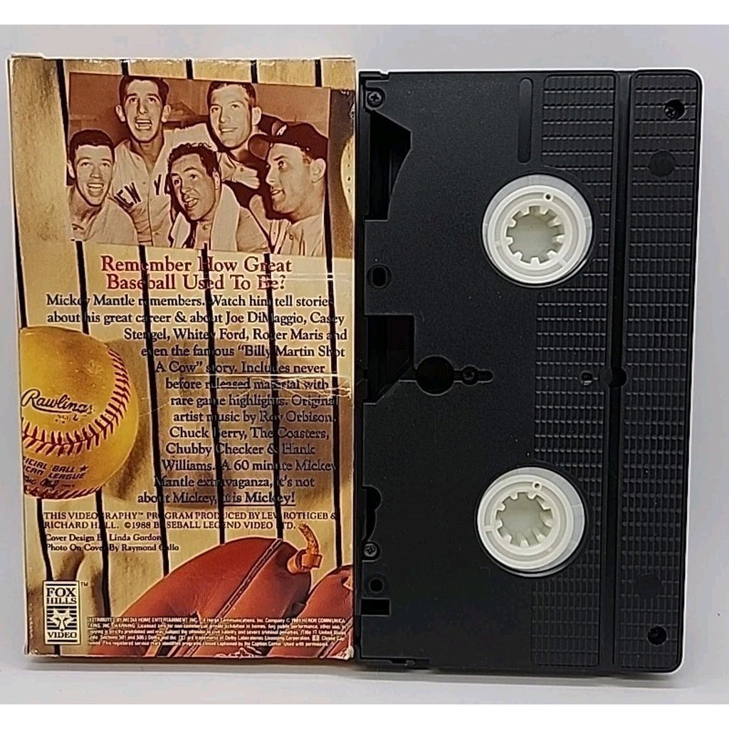Mickey Mantle (VHS, 1989) The American Dream Comes to Life