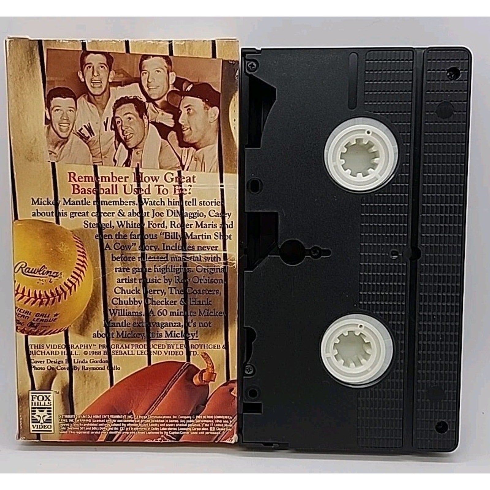 Mickey Mantle (VHS, 1989) The American Dream Comes to Life