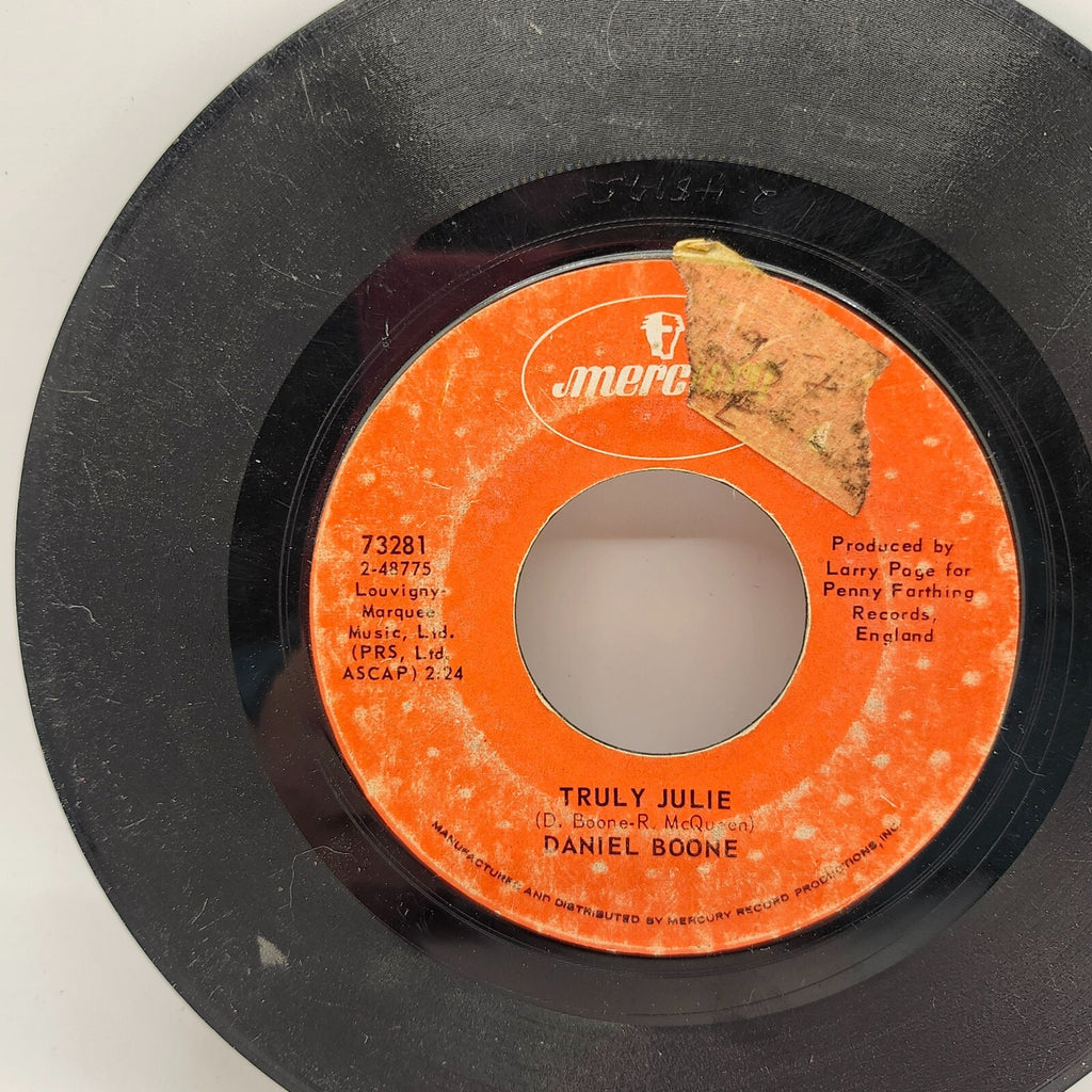 Truly Julie / Beautiful Sunday By Daniel Boone (Record) - 73281