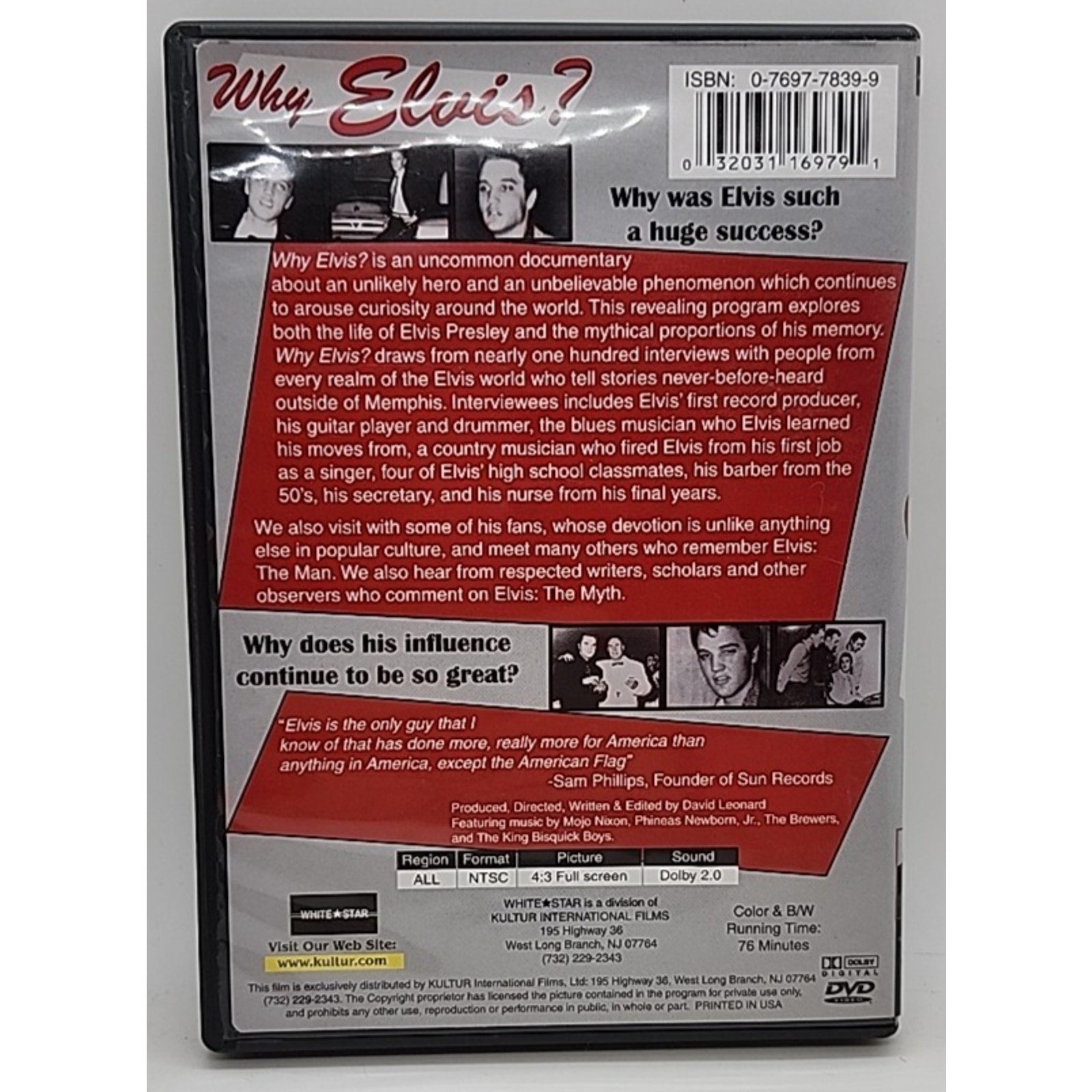 Why Elvis (DVD, 1994)